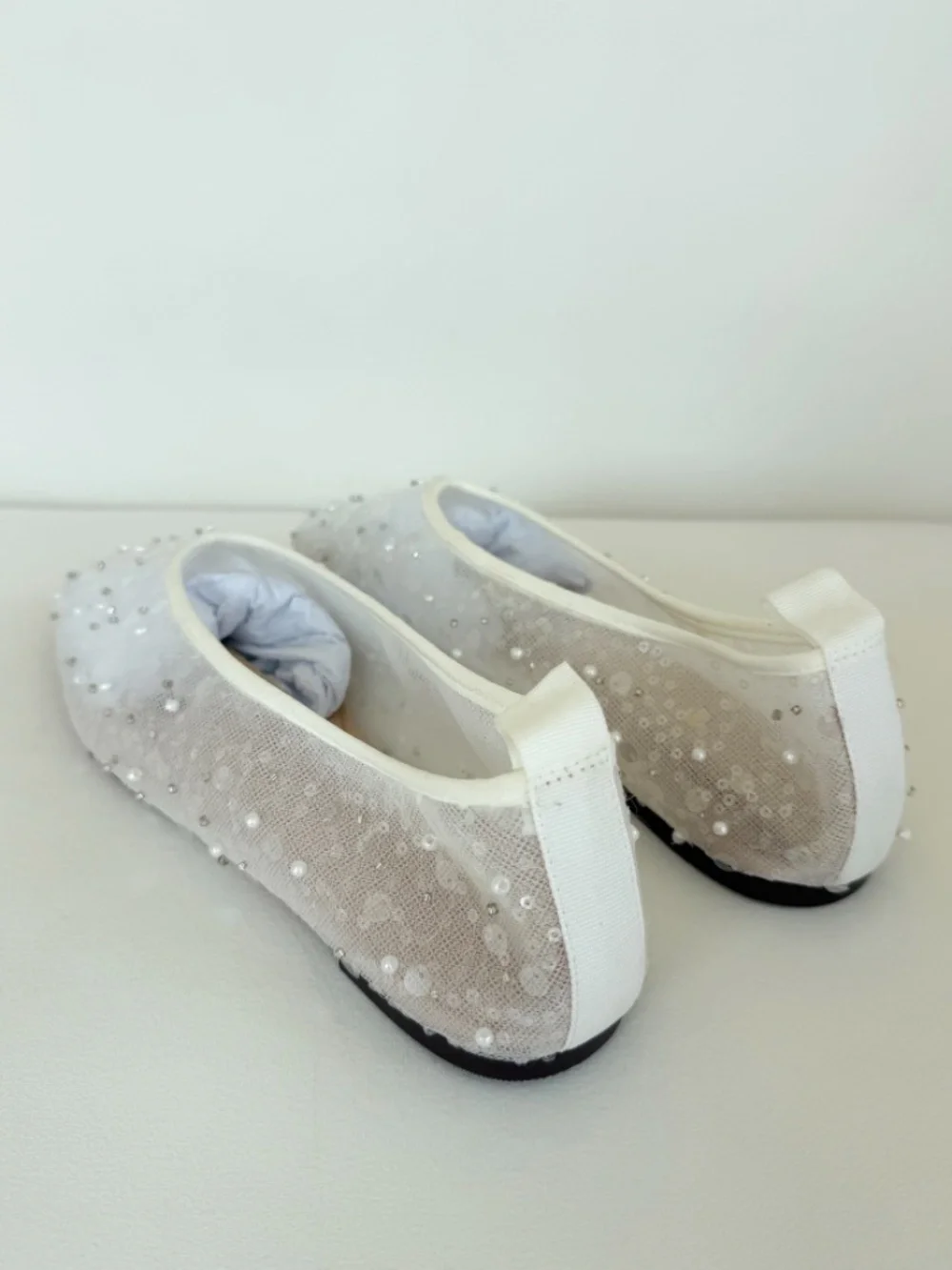 NWOT J.Crew “Quinn” Embellished Mesh Ballet Flat – Size 9.5